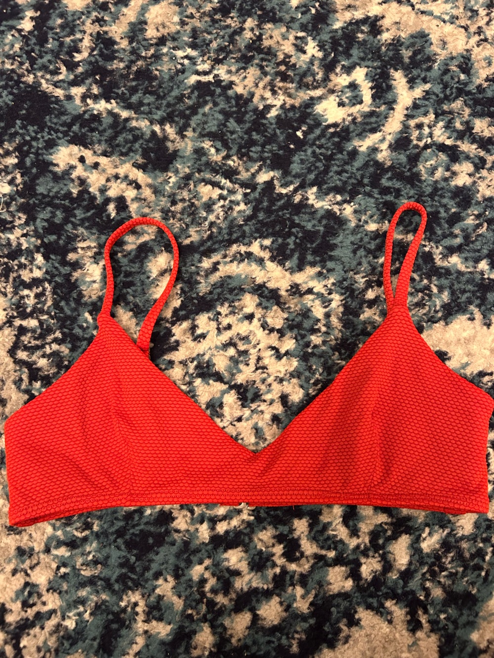 Dark orange swimsuit top